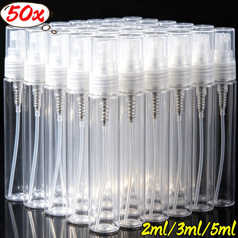 Perfume Atomizer Travel - 50/10x Botol Semprot Parfum Mini Portabel