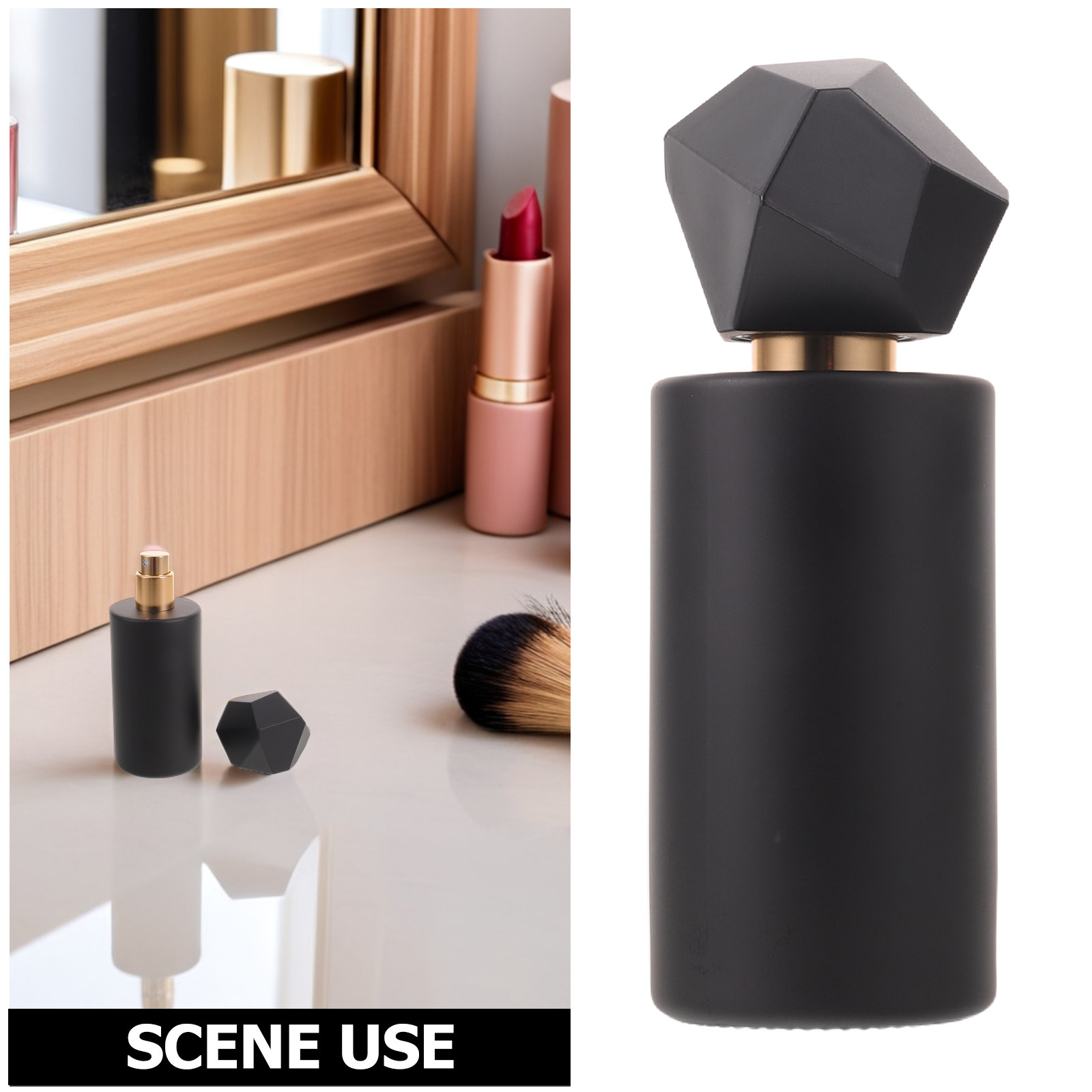 Botol Parfum Kaca Elegan 100Ml - Perfume Atomizer Travel ulasan dan harga