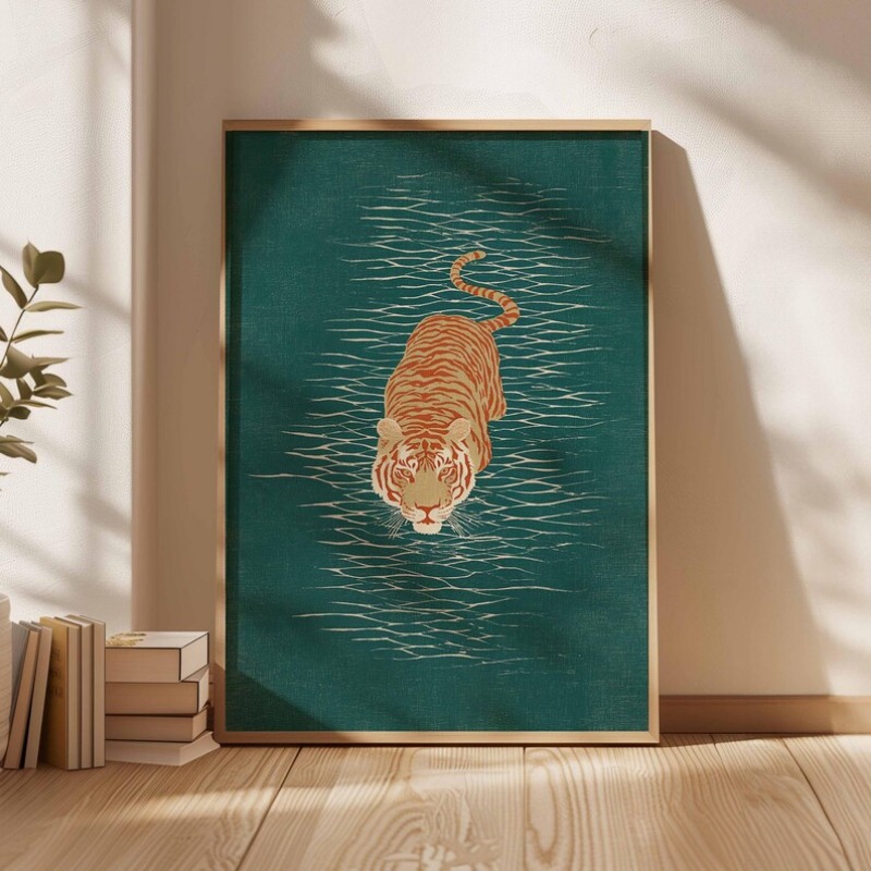 Poster Harimau Jepang Antik Mi - Home Fragrance Ocean Breeze ulasan dan harga