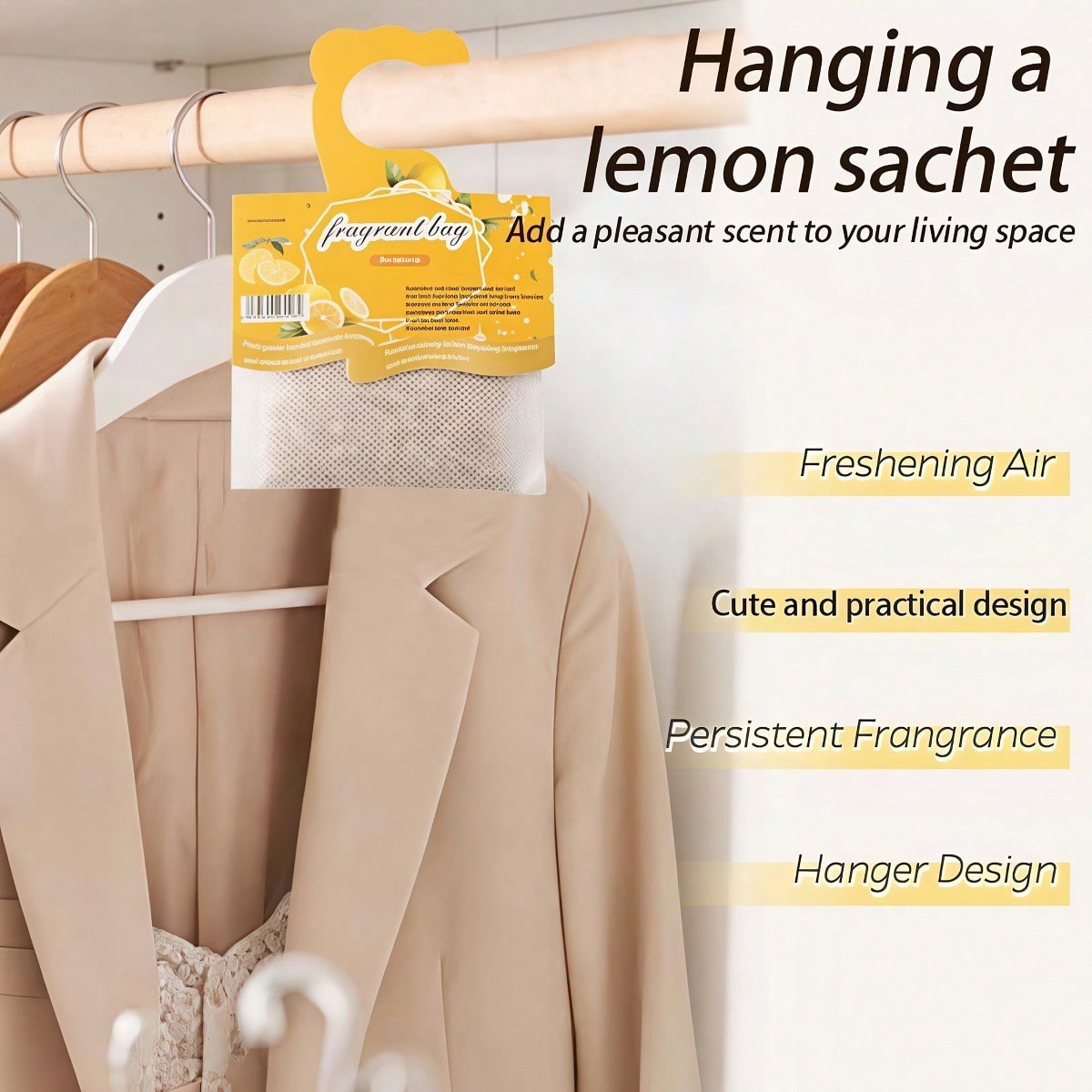 Kantong Pewangi Lemon Gantung, - Home Fragrance Collection ulasan dan harga