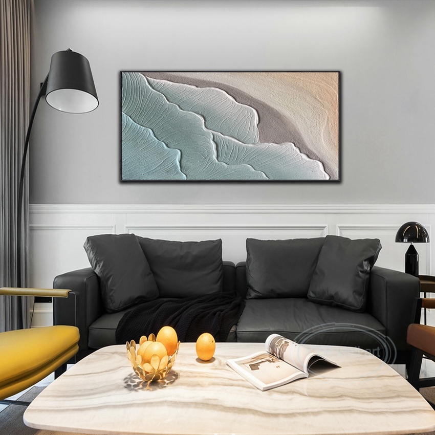Lukisan minyak mural seni abst - Home Fragrance Ocean Breeze ulasan dan harga