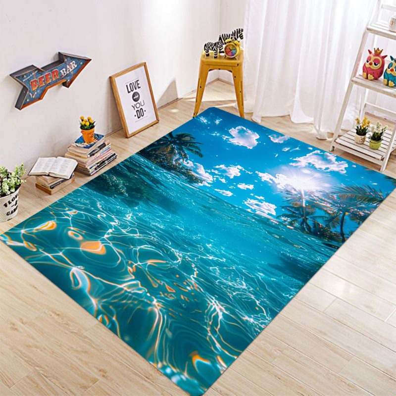 Karpet Tikar Motif Ombak Air L - Home Fragrance Ocean Breeze ulasan dan harga
